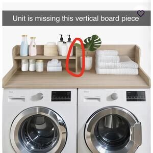 KABOON FlexiMax Washer Dryer Countertop - Spacious & Stylish Laundry Organizer